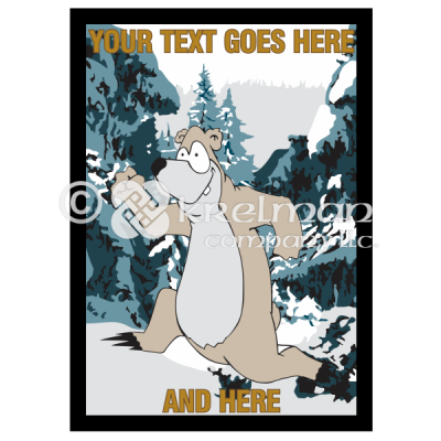 k1916-Bear-Running-Through-Snowy-Forest