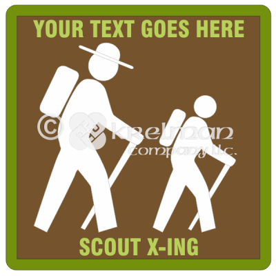k801-Hiking-Sign-Badge