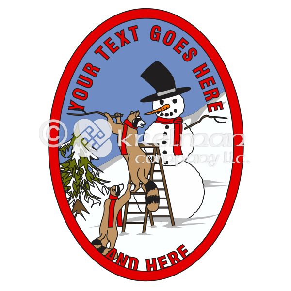 k1808-Raccoons-Make-Snowman