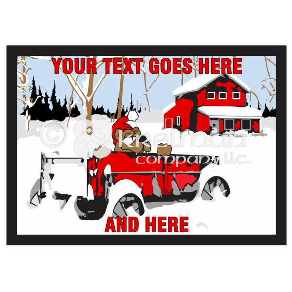 k1912-Snow-Bear-In-Red-Cart