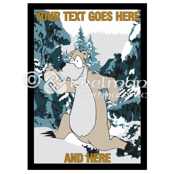 k1916-Bear-Running-Through-Snowy-Forest