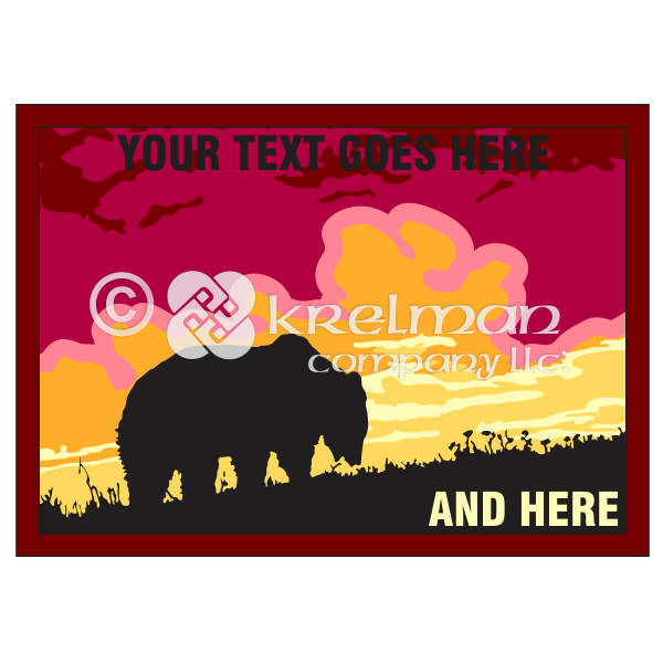k2204-Bear-silhouette-purple-sky