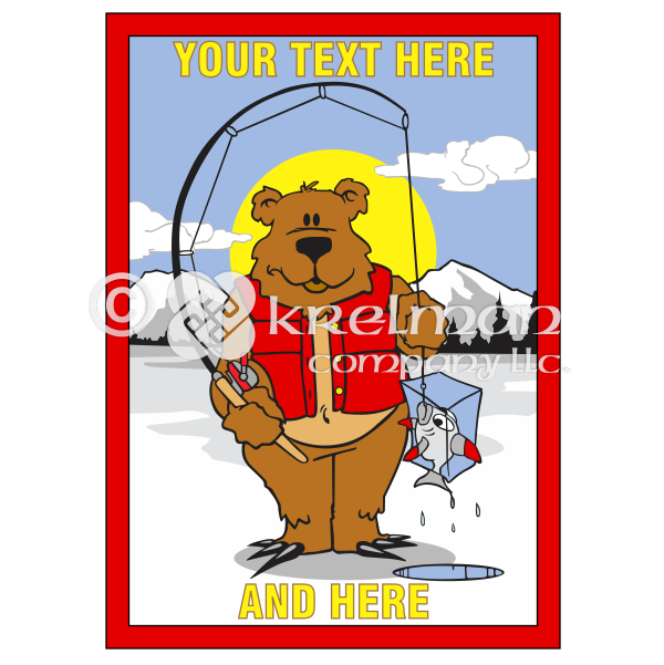 k2407-Bear-Ice-Fishing-Frozen-Fish